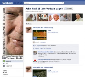 Papa Wojtyla, beatificazione: è boom iscritti su Facebook