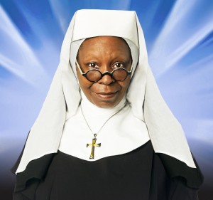 Whoopy Goldberg per Sister Act a Milano invita il Papa