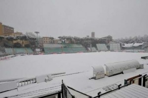 Siena-Catania rinviata per neve, saltano anche altre gare di A
