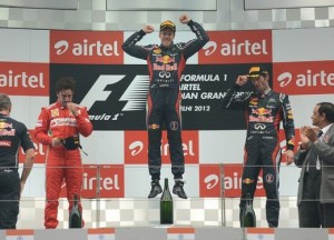 Formula 1 2012, GP d'India: vince ancora Vettel, Alonso recupera e chiude 2° 