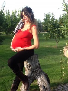 Alessia Fabiani - foto pancione