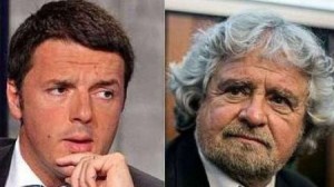 beppe grillo matteo renzi