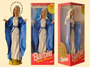 Barbie si veste da Vergine Maria ed è subito polemica