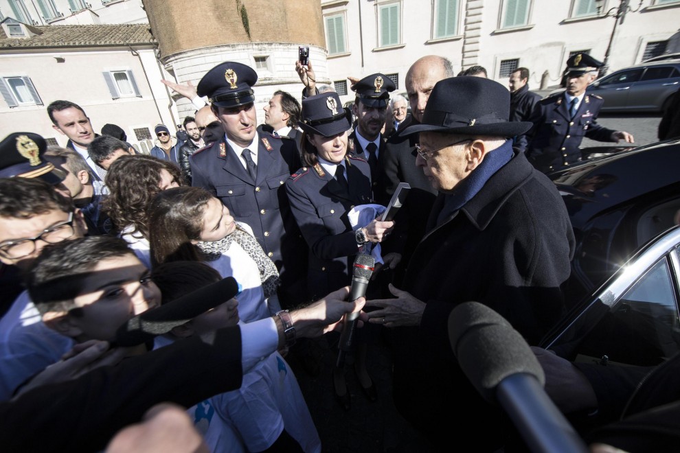 Napolitano alla vigilia delle dimissioni: "Contento di tornare a casa"