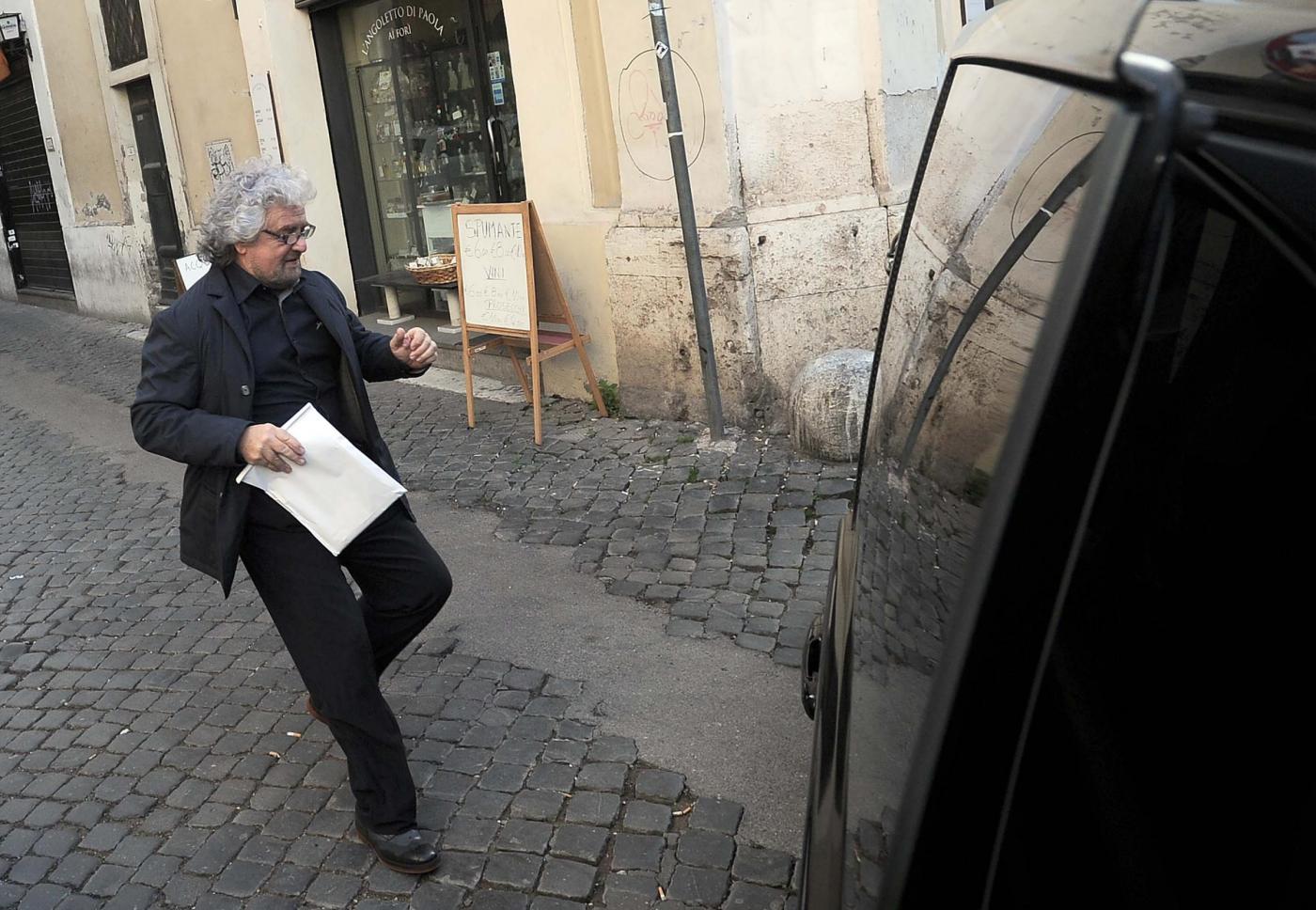 Grillo e una delegazione del M5S hanno incontrato Mattarella