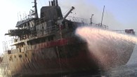 Nave turca bombardata al largo delle coste libiche