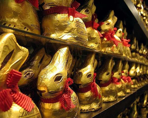 Allarme dalla Germania: trovati idrocarburi nei coniglietti pasquali di cioccolato