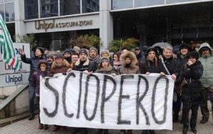Sciopero dipendenti Unipol: successo in tutta Italia per la lotta contro il contratto integrativo