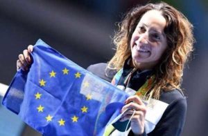 Portavoce Ue: "Quello di Di Francisca un bel gesto che sottolinea il ruolo positivo dello sport"