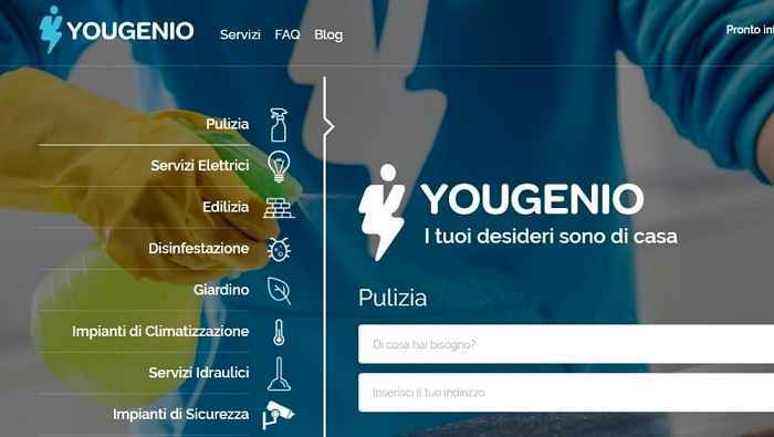 Yougenio per vivere meglio: prenota on-line pulizia e manutenzione per la casa