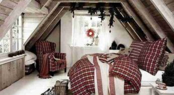 Decorare la camera da letto a Natale in modo originale