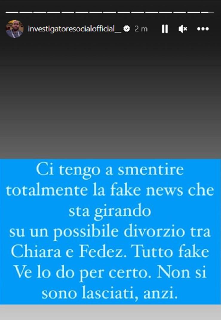 La verità sul divorzio di Chiara Ferragni