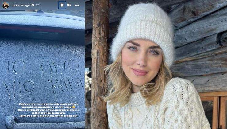 Il post di Chiara Ferragni sui figli