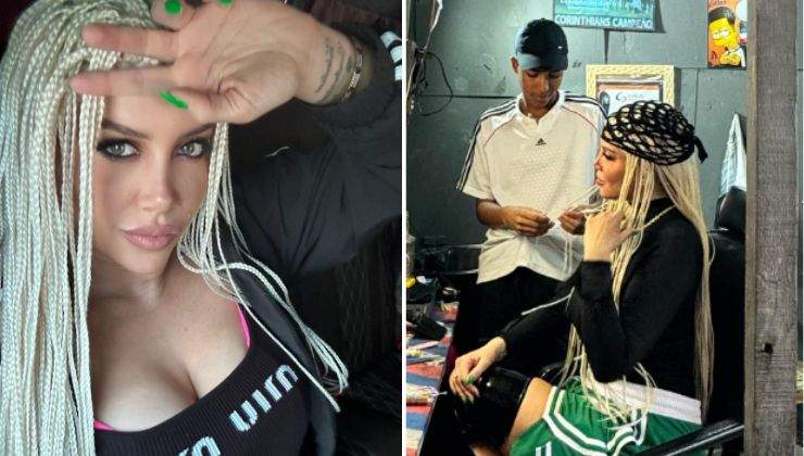 Il cambio look di Wanda Nara